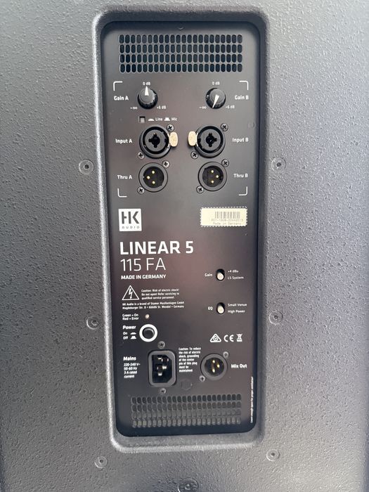 Boxe active HK Linear 5 115 FA