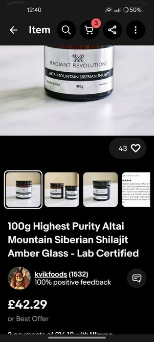 Shilajit Radiant Revolution (100 g)