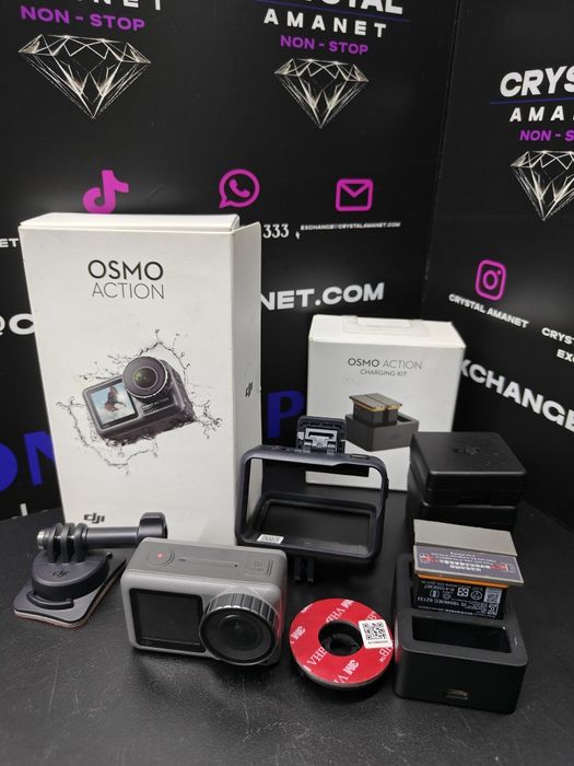 DJI Osmo Action 4K Action Cam 12MP Digital 2 Displays 36ft Waterproof