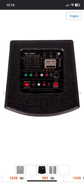 Boxe vlliodor (activa+pasiva) cu bloetooth
