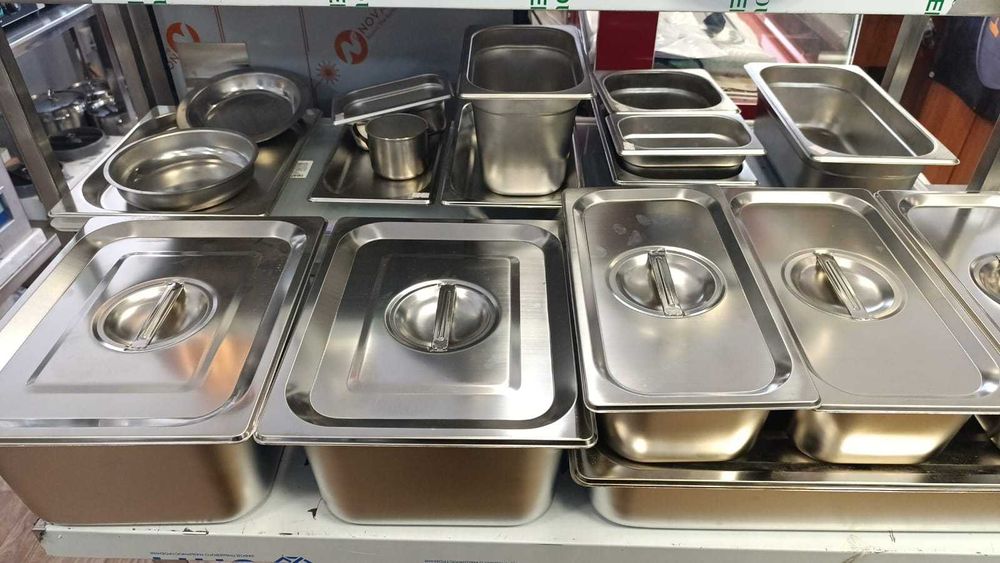 Гастроемкости из нержавеющей стали.