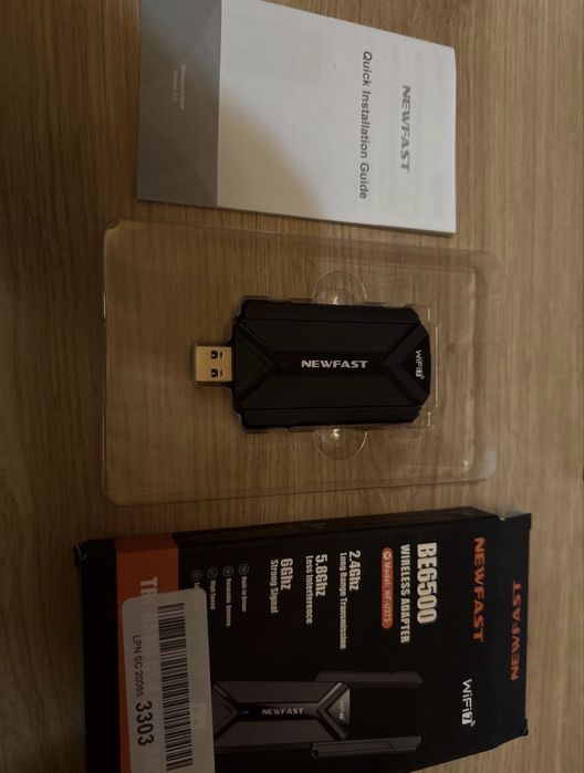 Adaptor Wireless Newfast Wifi 7 BE6500 TriBand NF-U373 6/5.8/2.4 Ghz