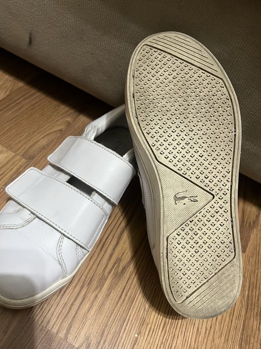 Кроссовки кожаные Lacoste