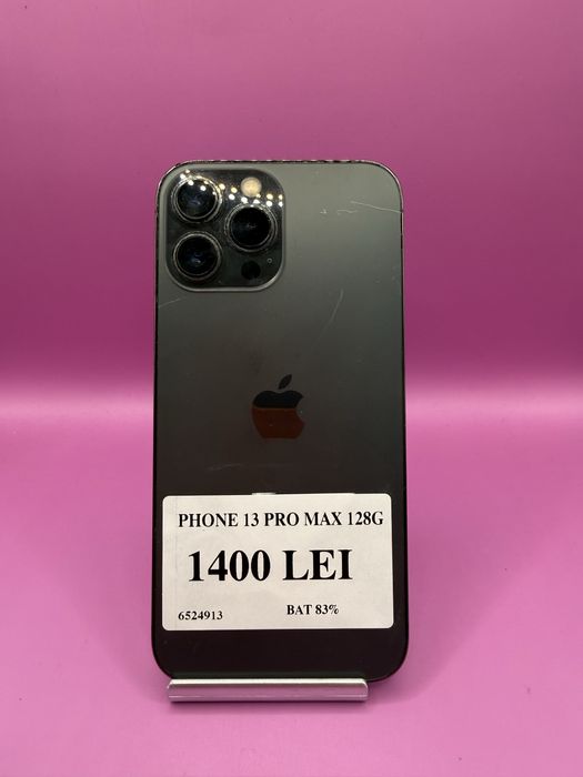 Iphone 13 pro max 128 gb bat 83 •Matei Amanet Margeanului• 6524