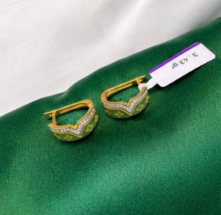 Серьги 585 пробы