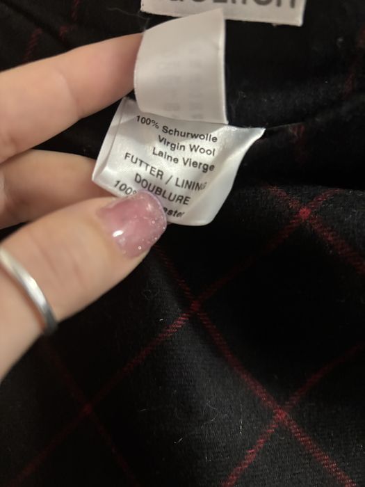 Две вълнени поли / сива и черна на ромбове