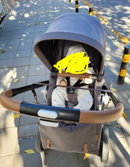 Детска количка Maxi-Cosi Lila Nomad Grey + кош за новородено + кош за кола