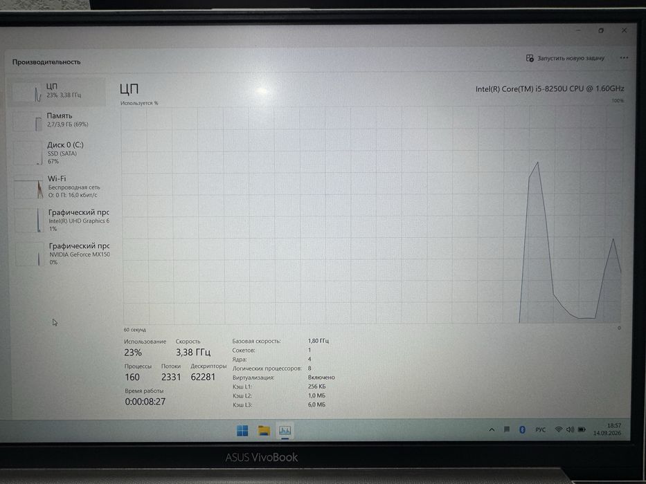 Asus VivoBook компактный
