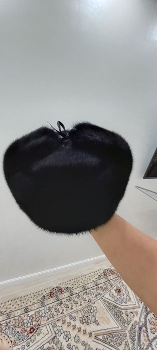 Шапка-ушанка норковая