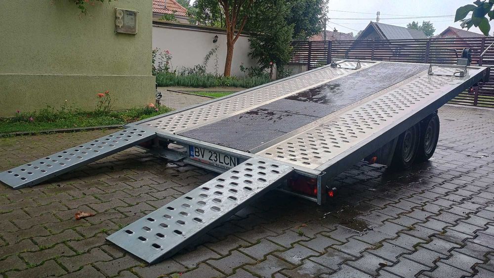 Platformă auto 2000kg 4x2m basculabilă