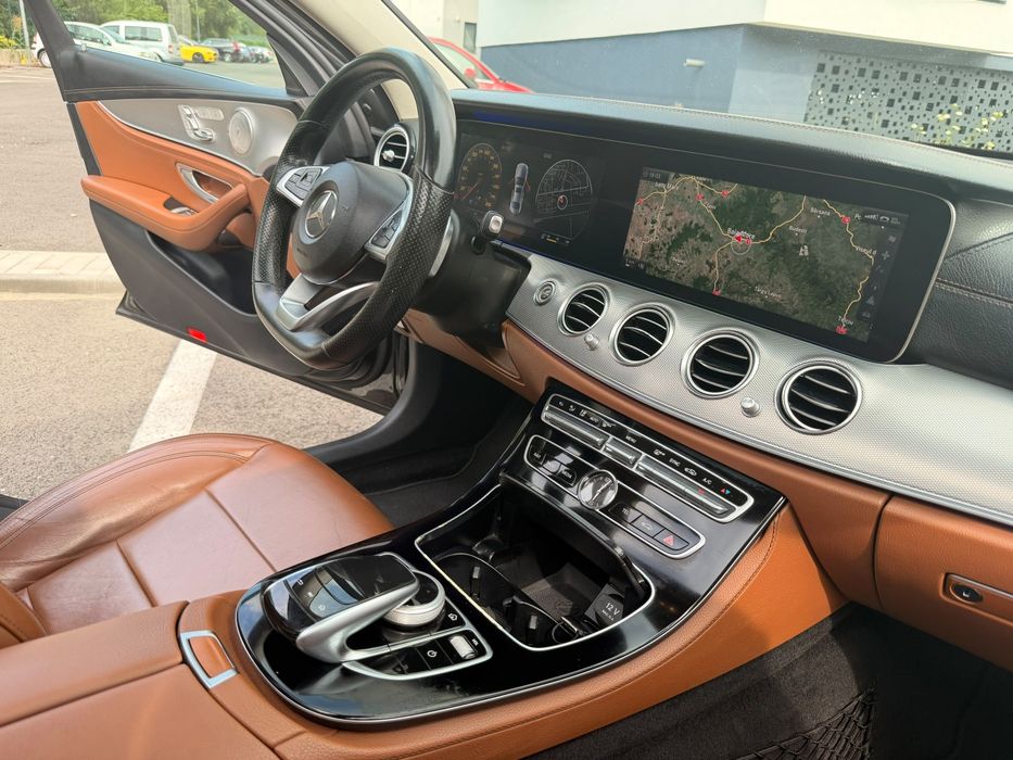 Mercedes Benz E clas w213 Burmester Scaune full electrice plasma AMG e220d 194cp