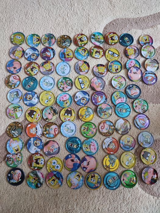 Spongebob tazos 84 buc!