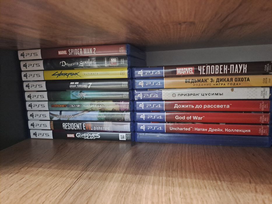 Продаю игры на пс4 и пс5