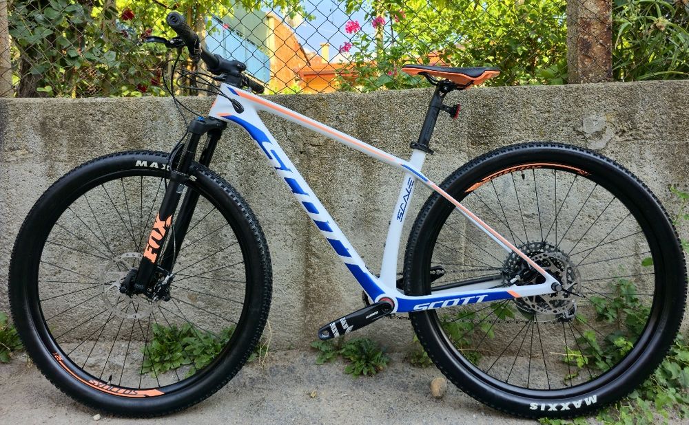 Карбонов Scott Scale 900 29 цола М 1х12 GX Fox 32 Rhythm  SLX Shimano Xc велосипед Като нов