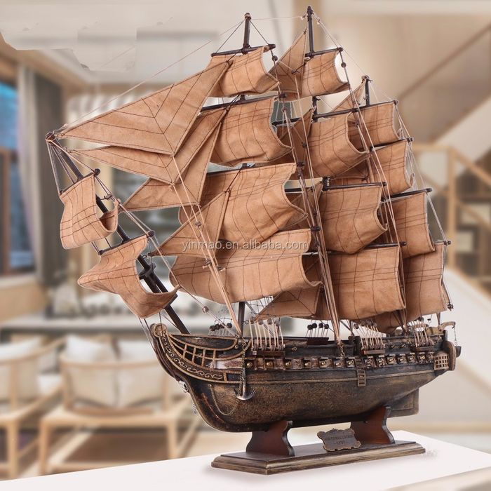 Корабли парусники из дерева