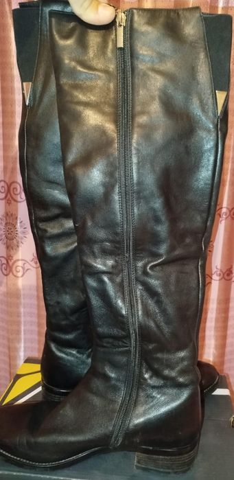 Сапоги кожаные 39 размер