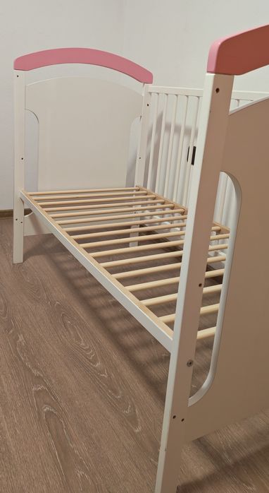 Pătuț bebe 120 cm x 60 cm, saltea inclusa