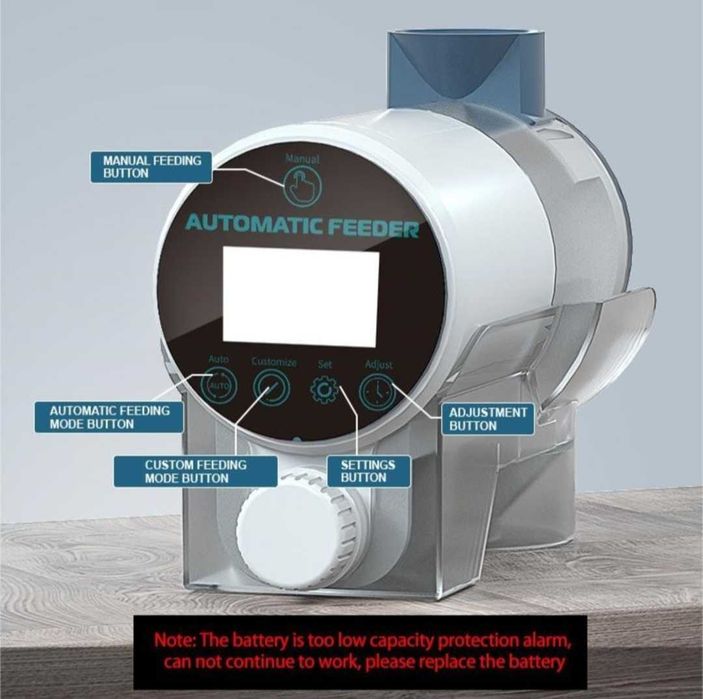 Hrănitor acvariu/ pești automat Automatic Feeder