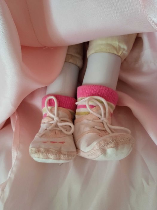 Кукла 65 см, винтидж, + дрехи