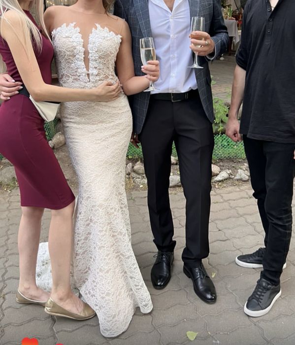 Утонченное, нежное свадебное платье!