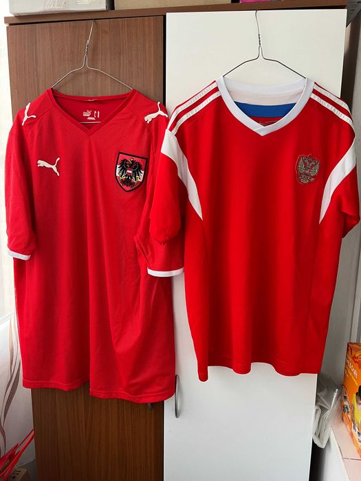 Tricou Rusia si Austria de colectie puma