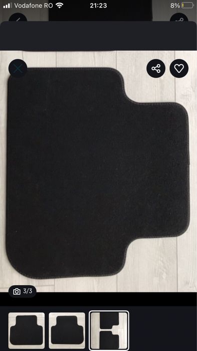 Covorase auto mocheta Audi OEM Q3