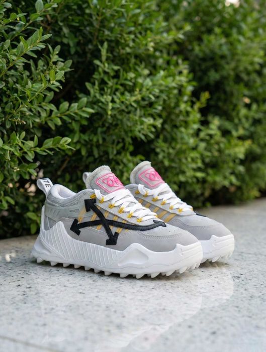 Adidasi Off White Gri - Produs Full Box - Unisex