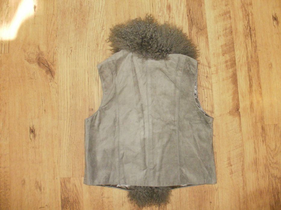 дамски, елеци естествен велур и косъм М и L/XL