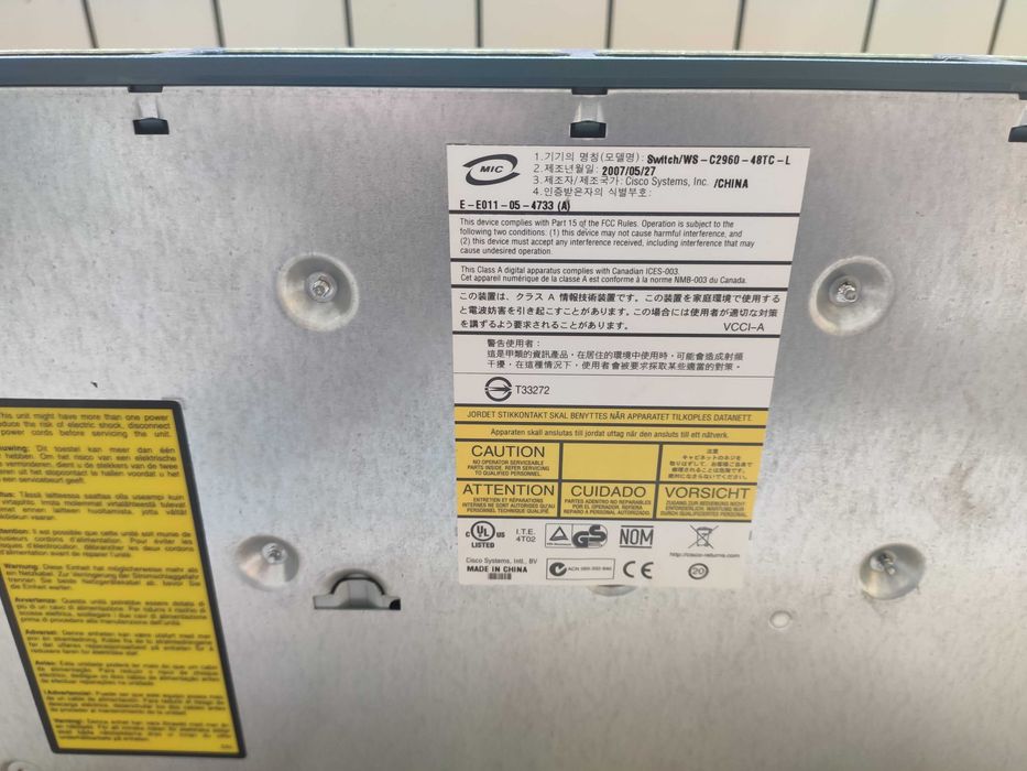 Суич Cisco Catalyst WS-C2960-48TC-L