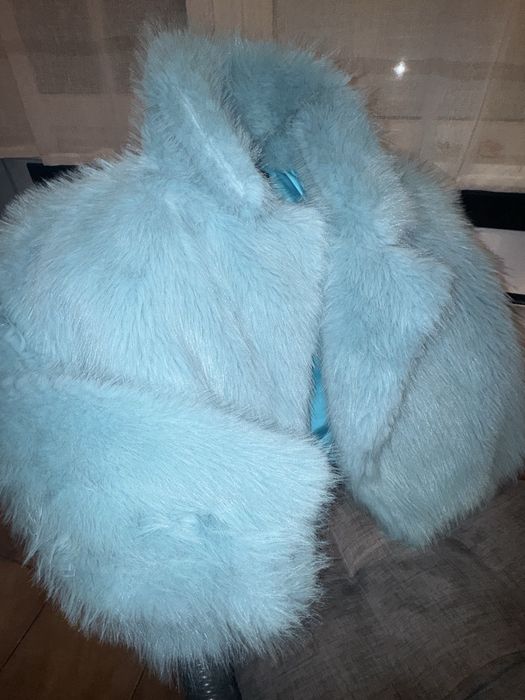 Еко палто, късо, размер С, М в резида