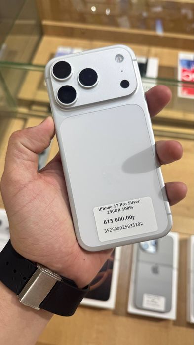 iPhone 17 pro 256GB Silver 100% Айфон 17 Про 256гб 100% Белый