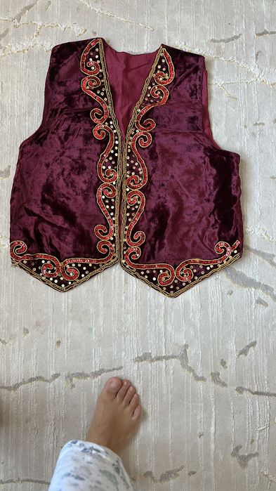 Қазақша жакет, кажекей, ақ көйлек