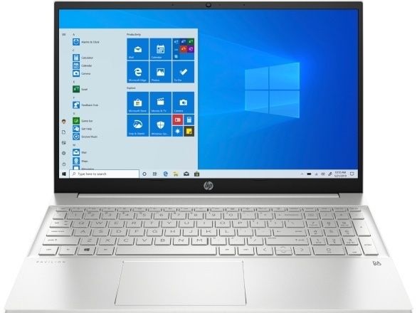 Ноутбук HP Pavilion 15-eh0002ur 281A1EA серебристый