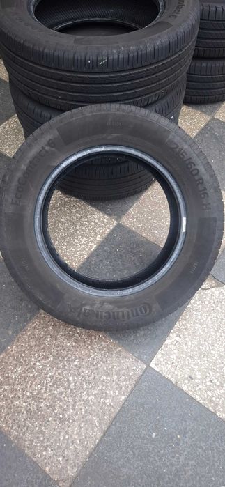 4бр. 215/60/16 Continental 6.3mm грайфер, дот 23г.Безплатен монтаж