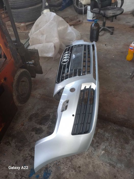 Броня предна за ауди а7 комплект с кора и греда