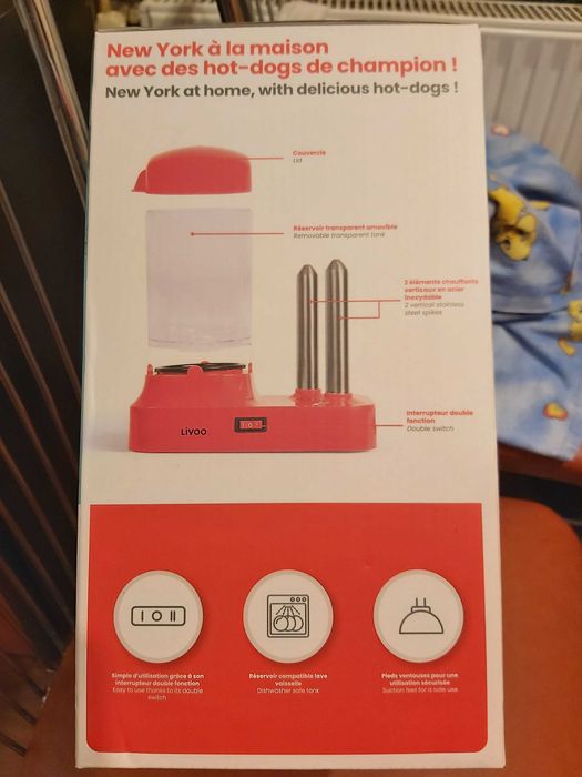 Aparat preparat Hot Dog Livoo DOC238RC