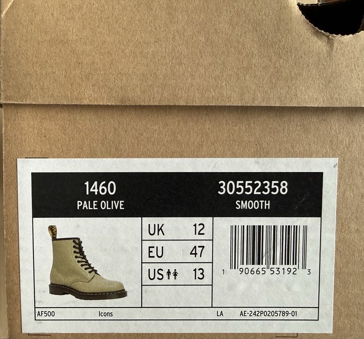 Dr. Martens 1460 Smooth Leather ОРИГИНАЛ мъжки боти/кубинки 47/30,5см