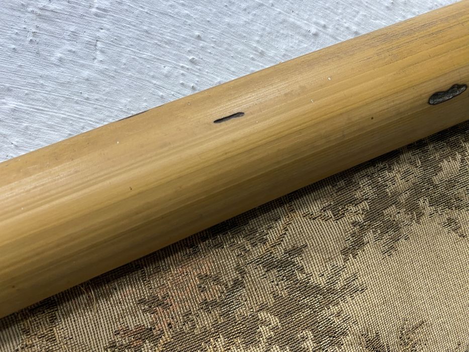 Стар френски гоблен с рамка от бамбук 140/60 см