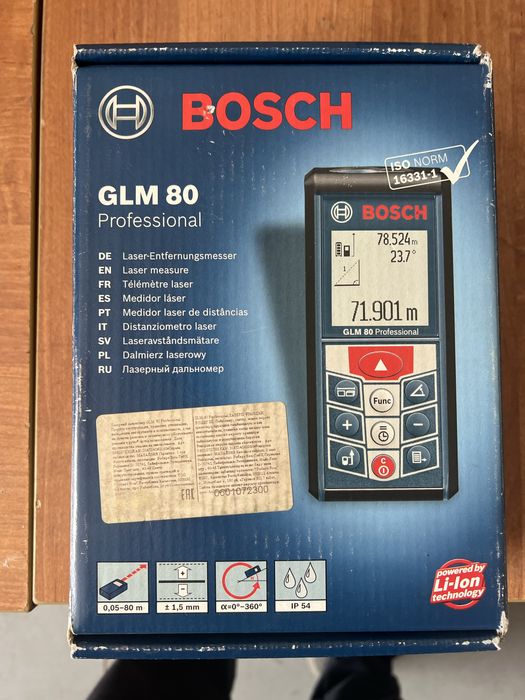 Лазерный дальномер Bosch GLM 80