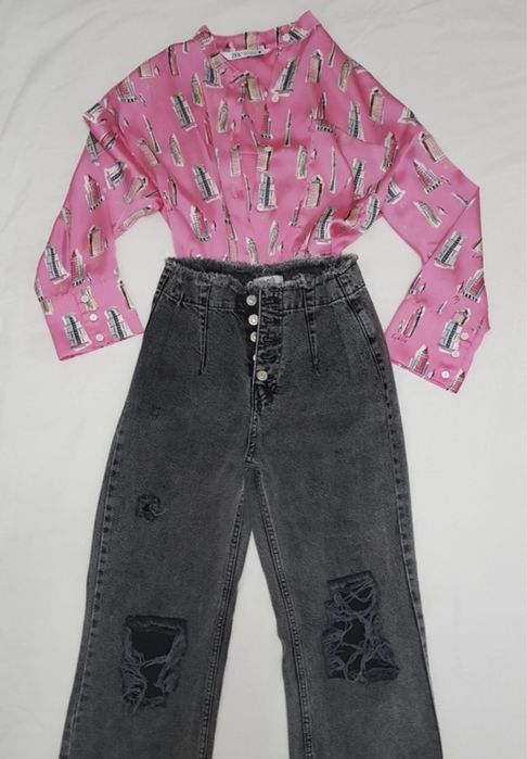 Camasa zara + blugi