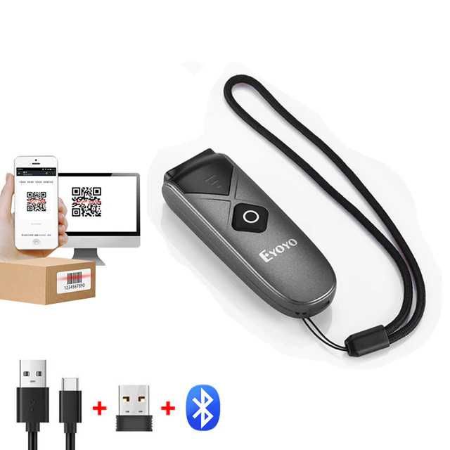 Сканер штрих-кода Eyoyo Mini беспроводной 1D 2D