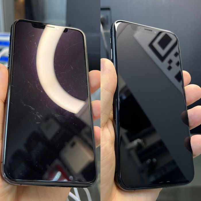 Полировка телефонов и часов Apple