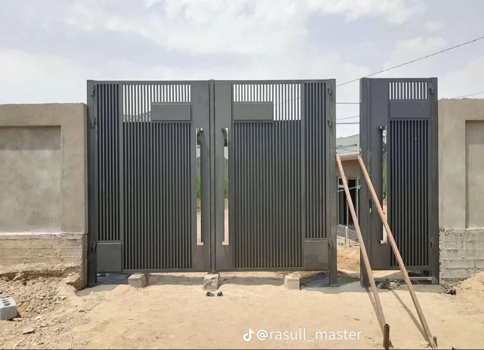 Навес врота арка забор решотка