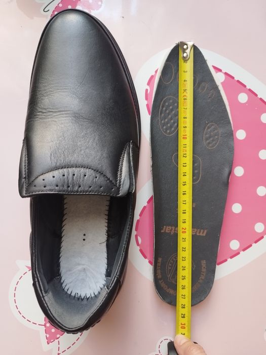 Мъжки черни обувки Mat Star, номер 43