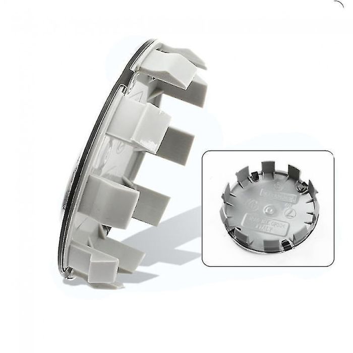 Бяло с черно капачки за джанти за Бмв / Bmw 68мм само в комплекти