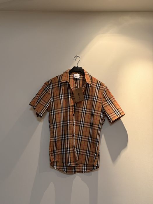 Camasa burberry cu maneci scurte