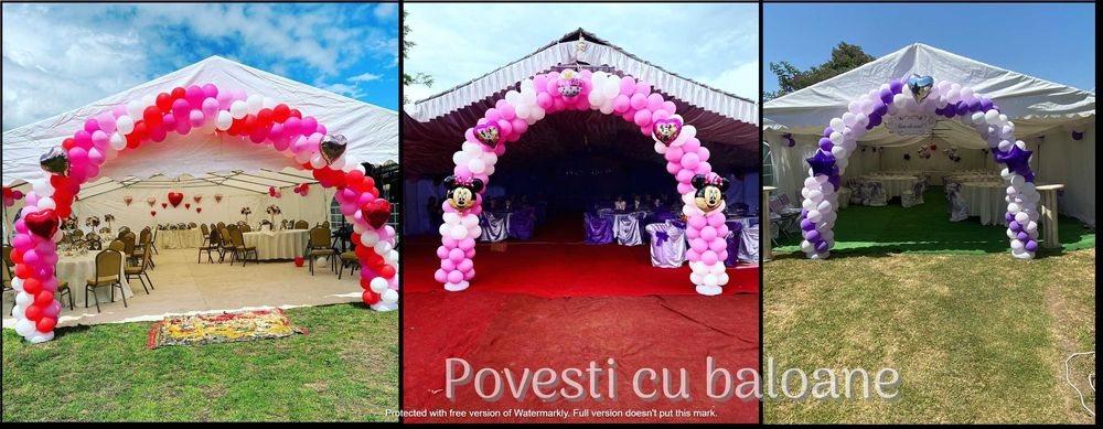 Personaje desene, baloane cu heliu (latex, cifre, inimioare etc)