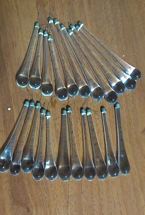 Piese cristal candelabru vintage