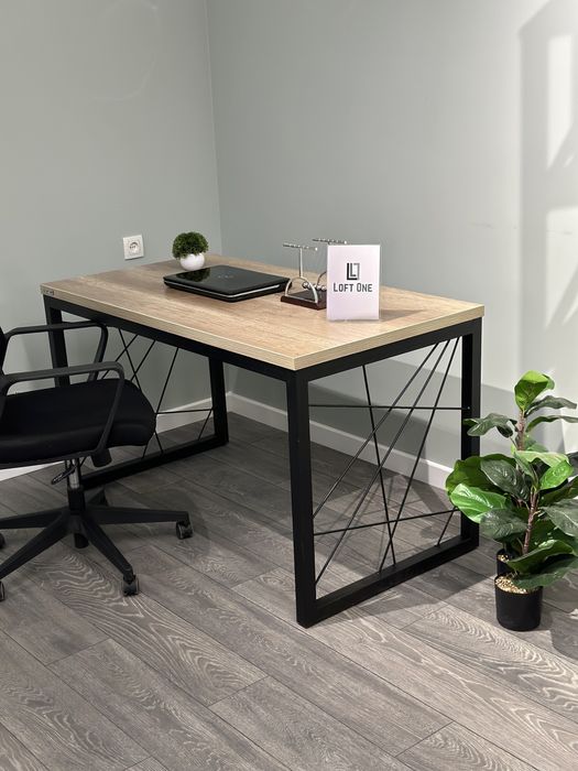 Офисный стол лофт, парта, компьютерный стол, рабочее место
