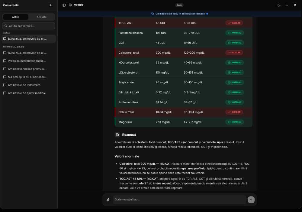 Vând Afacere la cheie Online - Platformă SaaS medicală white-label cu AI